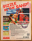 1993 Dig & Spike Volleyball SNES Super Nintendo Vintage Print Ad/Poster Game Art