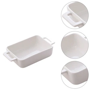 Ceramic Baking Plates Casserole Dish Cooking Ceramic Bakeware Cake Tin - Picture 1 of 12