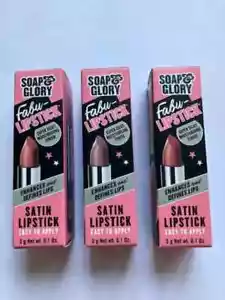 Soap & Glory Fabu Lipstick Satin Finish Full Size 3g Various Shades New & Boxed - Picture 1 of 1