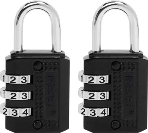 RESET-071 3 Digit Small Combination Lock Tiny Padlock for Mini Locker, Diary - Picture 1 of 12