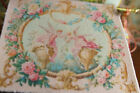 1:12 Angels In Garland Beautiful Dollhouse Miniature Aubusson Tapestry