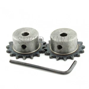 2 piezas 8 mm diámetro 16 dientes 16T piloto de metal engranaje motor rodillo cadena piñón de transmisión - Imagen 1 de 5