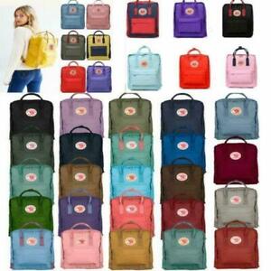Kids Adults Fjallraven School Bag Casual Unisex Shoulder Travel Backpack 16L/20L