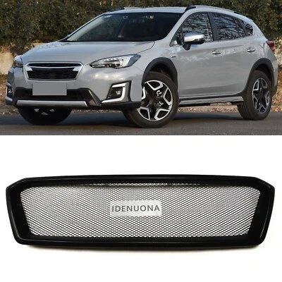 Kit de cubierta de malla de rejilla central para parachoques delantero negro 1X para Subaru XV 2018-2021 Foto 1 de 4