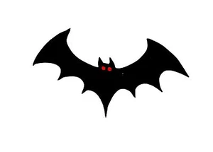 Patch Aufnäher Aufnäher Stickerei Thermo Fledermaus Schläger - Bild 1 von 1