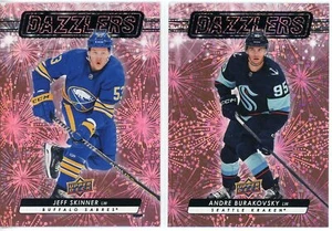 U PICK LOTE 2023-24 23-24 UD Serie 1 y 2 DAZZLERS PINK Juego de Tarjetas Insertar - Imagen 1 de 5