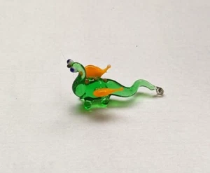 Dragon Hand Blown Glass Art Figurine Miniature Sculpture Home Decoration - Picture 1 of 6
