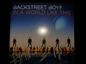 AUTOGRAPH BACKSTREET BOYS In A World Like This CD Booklet Signed Auto - Picture 1 of 2
