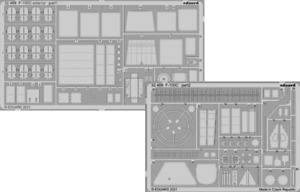 Eduard PE 32468 1/32 F-100C Super Sabre exterior detail TRUMPETER model kit