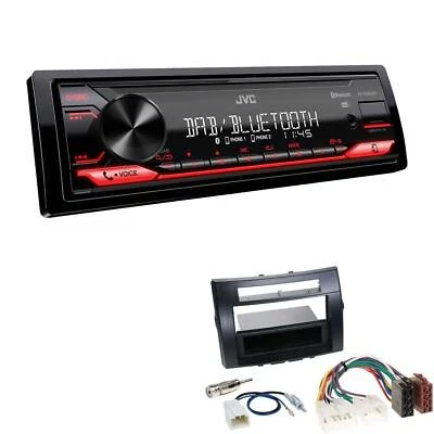 JVC KD-X282DBT Auto Radio Bluetooth DAB+ USB für Toyota Corolla Verso schwarz - Bild 1 von 4