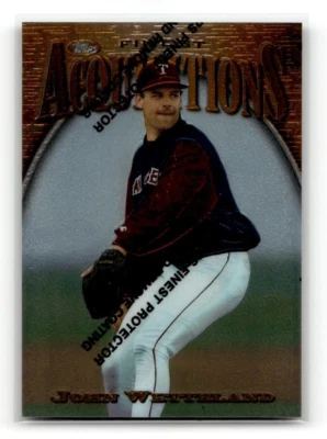 1997 Topps Finest Baseball #222 John Wetteland Texas Rangers - Image 1 of 2