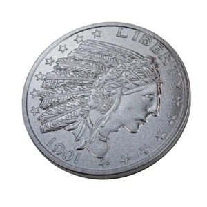 Aeromach Indian Horn Cover, Antique Nickel, for2014+ Indian motorcycles CI-1050D - Picture 1 of 4