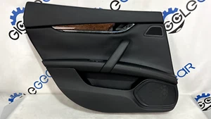 14-19 Maserati Quattroporte 2016 Rear Left Driver Door Cover Trim Panel - Picture 1 of 7