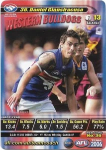2006 TeamCoach (36) Daniel GIANSIRACUSA Western Bull. - Picture 1 of 1
