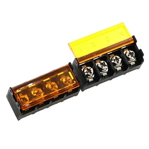 4x Bloque de Tornillo de barrera PCB Conector con cubierta HB-9500 4 pin HB-4 - Imagen 1 de 3