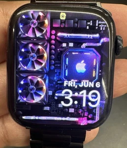 Apple Watch Series 8 - 45MM - Midnight Aluminum - A2774 - Wi-Fi + Cellular - Photo 1 sur 11