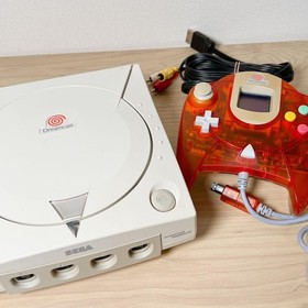  Dreamcast Main Unit Controller Clear Orange Set