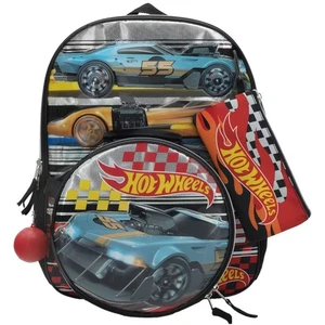 Accesorio Innovaciones Hot Wheels Mochila y Lonchera Juego de 5 Piezas, Escuela Infantil - Imagen 1 de 3