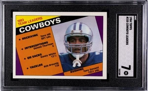 Tony Dorsett - Cowboys Team Leader - 1984 Topps #235 Dallas Cowboys SGC 7 - Picture 1 of 3