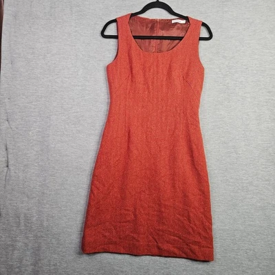 Vestido Vaina Para Mujer Chaiken Naranja Estampado Espiga Talla S Foto 1 de 4