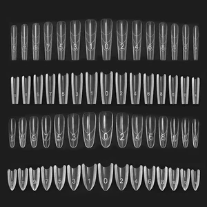 Pack of 240pcs/Box Sandwich Dual Fingernail Shape, Fingernail Extension Shape - Picture 1 of 12