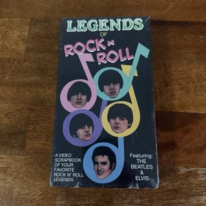 Legends Of Rock And Roll Vhs Tape Brand New Sealed The Beatles Elvis Presley - Picture 1 of 3
