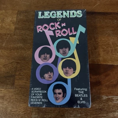 Legends Of Rock And Roll Vhs Tape Brand New Sealed The Beatles Elvis Presley - Image 1 of 3