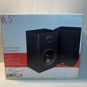 Pair of KLH B-PRO6 Bookshelf Speakers, , New Open Box Never Removed From Box - Bild 1 von 9