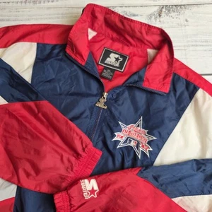 Vintage 1997 All Star Game Cleveland Indians Starter Jacket Windbreaker Size XXL - Picture 1 of 11
