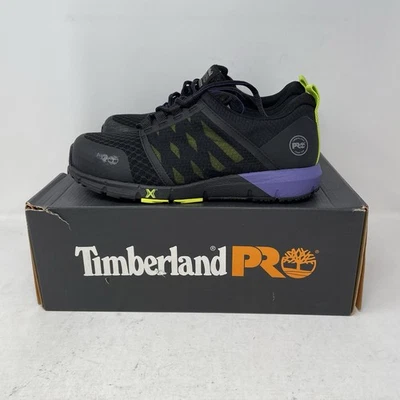 Timberland PRO Radius Composite Safety Toe (Black/Purple/Hi-Viz) Women Size 8.5M - Image 1 of 4