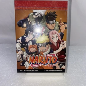 Naruto -Part 9-Episodes 197-220- 3 Disc Set-All Region -Japanese DVD - Imagen 1 de 8
