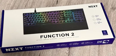 NZXT Function 2 Gaming-Tastatur # Schwarz QWERTZ # RGB # NEU & OVP - Bild 1 von 3