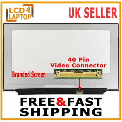 17.3" COMPATIBLE For B173HAN05.0 LAPTOP DISPLAY SCREEN FHD LED 240HZ 40PINS AHVA - Image 1 of 3