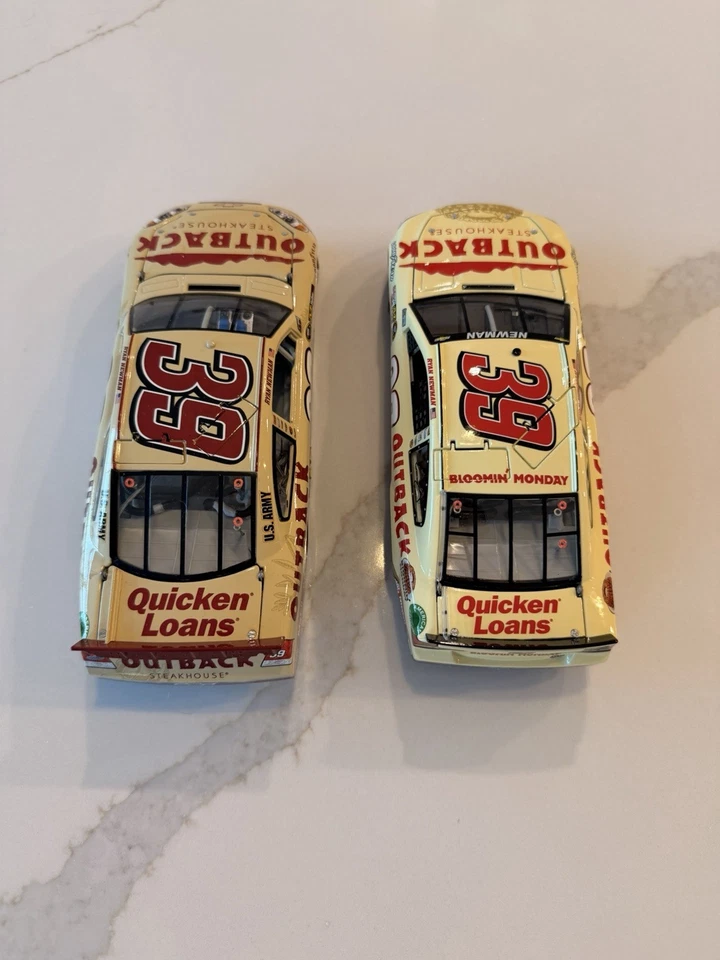 Ryan Newman MUESTRA 2 coches conjunto Outback Steakhouse 1:24 NASCAR coches diecast Foto 1 de 4