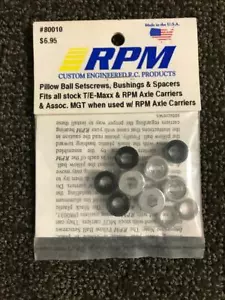 RPM 80010 Pillow Ball Set Screws & Bushing Caps - Picture 1 of 1