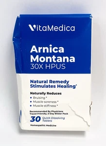 VitaMedica | Arnica Montana | 30X | HPUS | Made in USA | 30ct Exp 9/27 - Picture 1 of 5