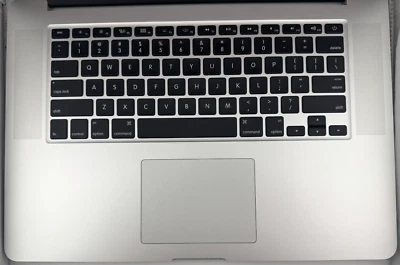 MacBook Pro 15" LATE 2013 MID 2014 A1398 PALMREST KEYBOARD TOP CASE *NO BATTERY* - Image 1 of 4