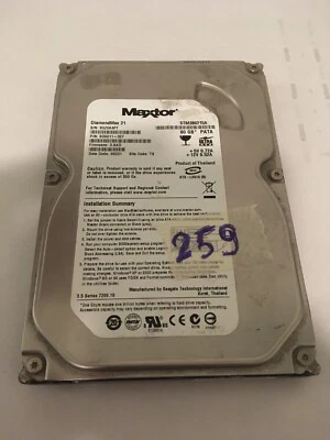 ard Disk Hd Ide Eide Pata Maxtor 3.5" DiamondMax 21 80gb 7200  - Immagine 1 di 2