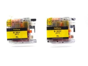 Yellow Ink Cartridge Compatible Brother LC203Y XL High Yield - Picture 1 of 2
