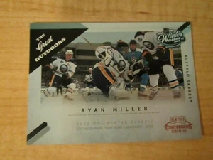 2010-11 Panini Playoff Contenders The Great Outdoors Ryan Miller #4 Buffalo - Picture 1 of 2