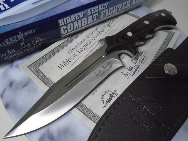 Fighting Knives > Hibben Knives > Hibben FPRs > 1994 Raptor Bowie Knife FPR  0034/7500 - UC750 - United Hibben