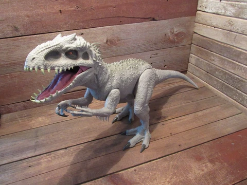 Jurassic World Camp Cretaceous Super Colossal Indominus Rex 39+ Dinosaur Figure Cover