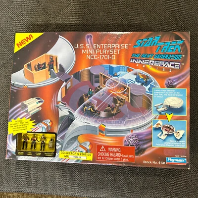 Star Trek Next Gen Innerspace USS Enterprise Mini Playset Collectors Edition NIB - Image 1 of 4
