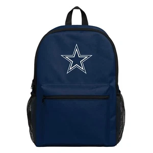 New FOCO DALLAS COWBOYS star logo NFL Football Fan Blue Sturdy Quality Backpack - Picture 1 of 1