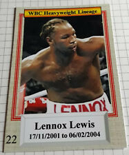 Boxer LENNOX LEWIS | Portrait-Foto - Sammelbild / Trading Card #2981