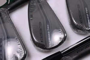 Cobra King Forged Tec 2023 Black Irons / 4-PW+SW / Regular Flex KBS $-Taper Lite - Picture 1 of 7