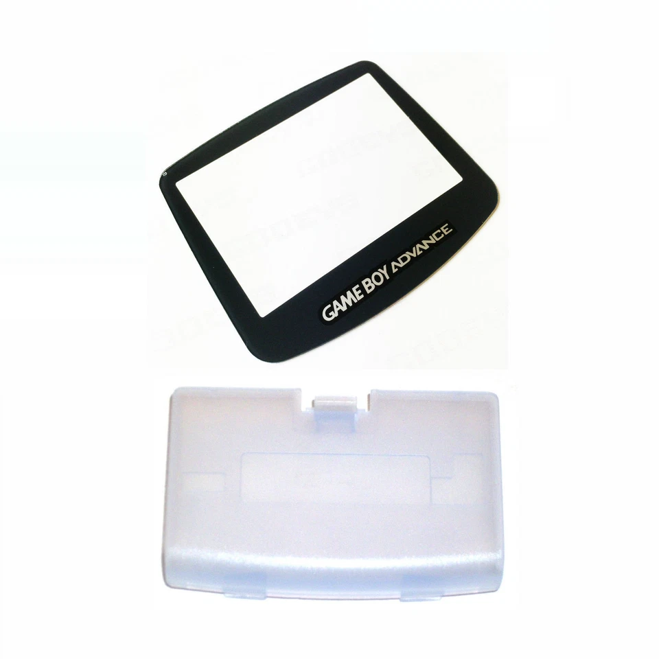 New GLACIER Game Boy Advance Battery Cover + New Screen Lens GBA Replacement - Image 1 of 1