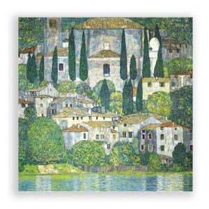Gustav Klimt Church In Cassone Unframed Wall Art Poster Print Decor Living Room - Foto 1 di 4