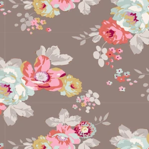 Quilting Sewing Fabric TILDA Maple Farm Pauline Umber 50x55cm FQ - Picture 1 of 1