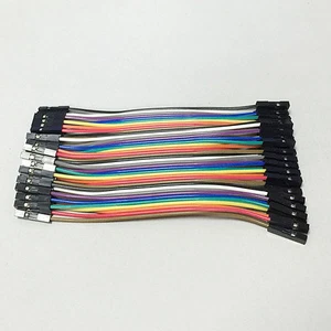 40pcs in Row Dupont Cable 10cm female to female 1P to 1P jumper wire for Arduino - Picture 1 of 4